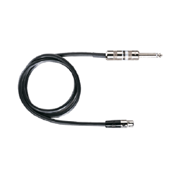 WA302 Cable For Shure Wireless Bodypacks 1/4" TS to  4pin Mini TA4F