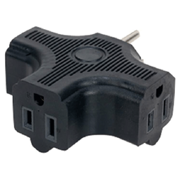 ADJ EC3FER 3-Prong Triple Power Adapter