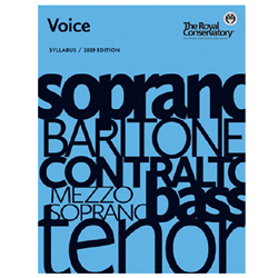 The Royal Conservatory S48 Voice Syllabus 2019 Edition
