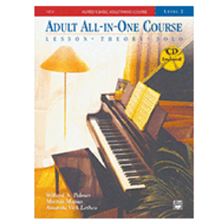 14534 Alfred's Adult All In One Piano Course 2 w/CD