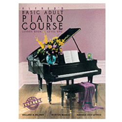 2236 Alfred's Basic Adult Piano Course Lesson 1