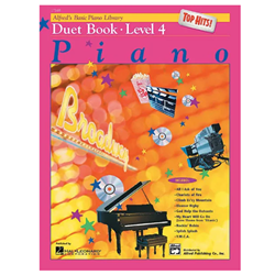17168 Alfred's Basic Piano Library Duet 4 Top Hits!
