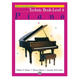 2519 Alfred's Basic Piano Library Technic 4