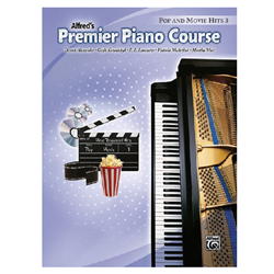 Alfred 36431 Premier Piano Course Pop And Movie Hits 3