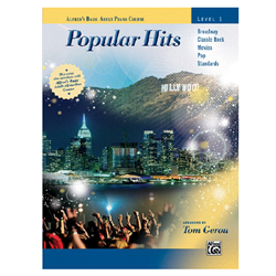 44697 Alfred's Basic Adult Piano Course Popular Hits 1