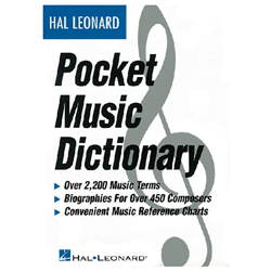 HL183006 Hal Leonard Pocket Music Dictionary