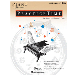 Hal Leonard HL420217 Piano Adventures Practicetime Assignment Book