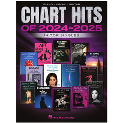 Hal Leonard 1828192 Chart Hits 2024--2025 - PVG
