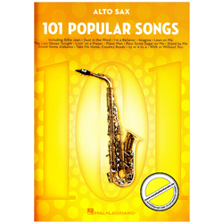 Hal Leonard HL224724 101 Popular Songs Alto Sax