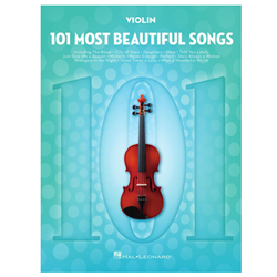 Hal Leonard HL291047 101 Most Beautiful Songs - Violin