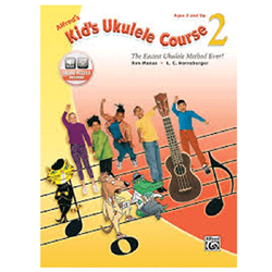 45313 Alfred's Kid's Ukulele Course 2 w/AA