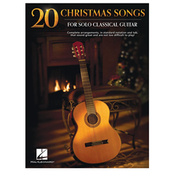 Hal Leonard HL1466773 20 Christmas Songs For Solo Classical Guitar