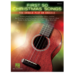 Hal Leonard HL171335 First 50 Christmas Songs Ukulele