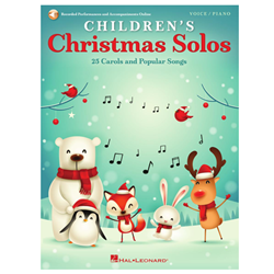 Hal Leonard HL368624 Children'S Christmas Solos 25 Carols And Popular Songs Voice