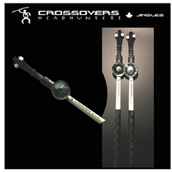 Headhunters CROSSOVERS-JINGLEs Nylon Bundle Drum Sticks W/beads & Jingles