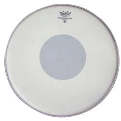 Remo CS-0114-00 14" Controlled Sound Coated- White Dot Bottom