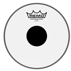 Remo CS-0308-10 8" Clear Black Dot