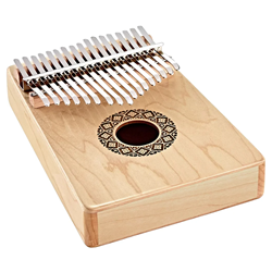 Meinl KL1709H Sound Hole Kalimba 17 Notes - Maple w/ Case