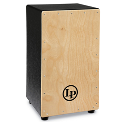 Latin Percussion LP1428NYII (Discontinued) Black Box Wire Cajon w/ Nat Faceplate
