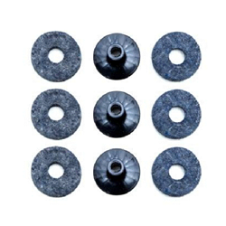 Zildjian ZFSPK (6) Cymbal Felts & (3) 8mm Cymbal Sleeves