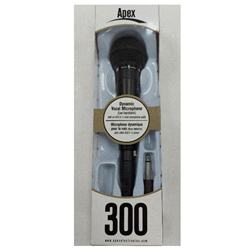 Apex APEX300 Economy Dynamic Microphone with Cable