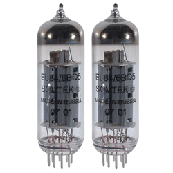 Sovtek 6BQ5M El84 Class A Output Power Amp Tubes Matched Pair