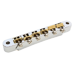 Bandstand P-G-BRG-AW-R1 Bridge - Abr-1, Wired, Raw Brass Saddles, Usa Chrome