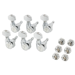 Fender 0990818105 Locking Stratocaster/Telecaster All Short Post Tuning Machine Set - Chrome