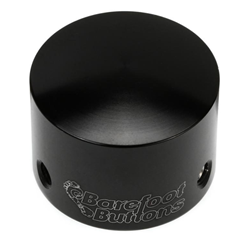 Barefoot Buttons 17-V1-TB-BK V1 Tallboy Replacement Footswitch Button - Black