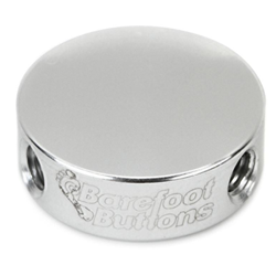 Barefoot Buttons 18-V1-MN-SV V1 Mini Replacement Footswitch Buttons - Silver