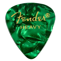 Fender 1980351971 Pick Pack Heavy 12pk - Green Moto