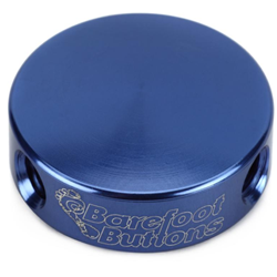 Barefoot Buttons 21-V1-MN-DB V1 Mini Replacement Footswitch Button - Dark Blue