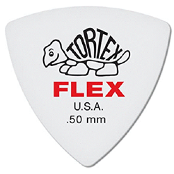 Dunlop 456P.50 Red 0.50mm Tortex Flex Triangle Guitar Pick 6 Pack