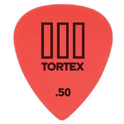 Dunlop 462P.50 Tortex T III 0.50mm Picks - Red (12pk)