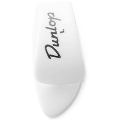 Dunlop 9003P White Thumbpicks Large 4-Pack
