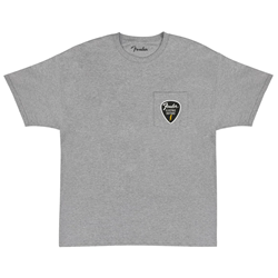 Fender 9192600506 L Pick Patch Pocket Tee - Athletic Grey