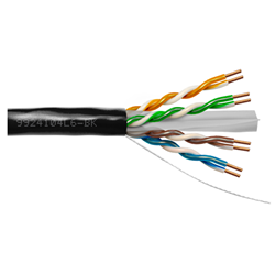 Provo 9924104L6-BK 23-4pr Cat6 550mhz Sol Unsh Csa Ft6-Bk Jkt