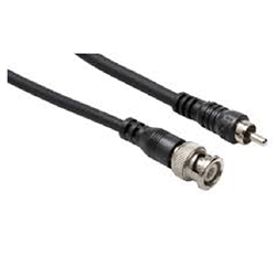 Hosa BNR-110 10ft BNC to RCA 75 Ohm Coax - 10ft