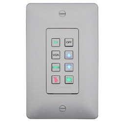 Aurora DXB-8-W 8-Button Backlit Panel