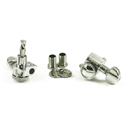 Grover GR505C Roto-Grip 3+3 Mini Locking Rotomatics - Chrome