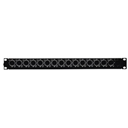 Gator GRW-PNLUNIKO Universal Knockout Rack Panel - 1U