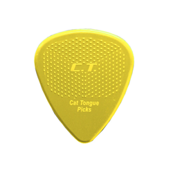 Cats Tongue J-CT46-10 Grip Brain 0.46mm Picks - Yellow (10pk)