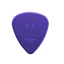 Cats Tongue J-CT60-10 Grip Brain 0.60mm Picks - Purple (10pk)