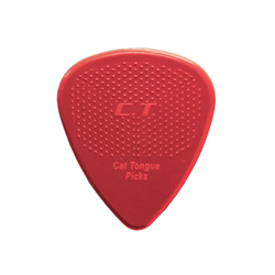 Cats Tongue J-CT73-10 Grip Brain 0.73mm Picks - Red (10pk)