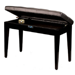 Yorkville PB-3 Deluxe Home Piano Bench with Storage Compartment