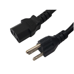 BRTB PXAB1415U-MF-10 14AWG IEC 5-15P to C13 AC Power Cable- 10ft