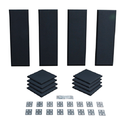 Primacoustic Z900 0105 00 London 8 Acoustic Panel Room Kit Black
