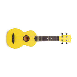 Beaver Creek BCABS-YELLOW Uline Soprano Ukulele - Yellow with Gig Bag