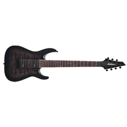 Jackson 2918804585 Js Series Dinky Arch Top Js22q-7 Dka Ht - Trans Black Burst