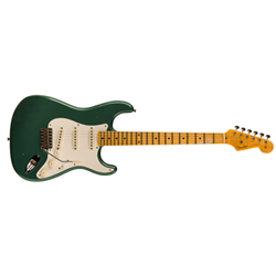 Fender 9236081218 Custom Shop 1956 Journeyman Relic Strat  With Case - Aged Sherwood Green Metallic